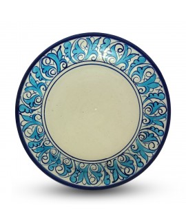 HALF PLATE BLUE POETRY