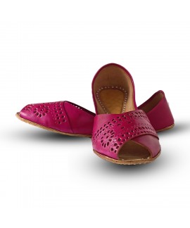 LADIES LEATHER KHUSA PINK